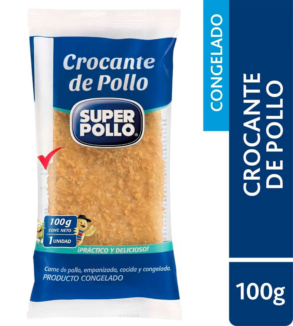 Súper Pollo · Crocante de pollo congelado (100 g)