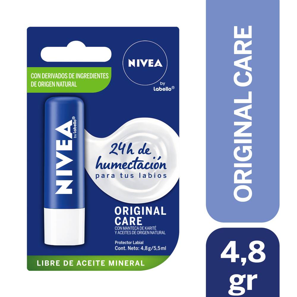 Nivea bálsamo labial original care