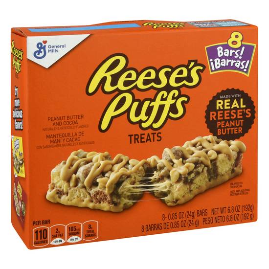 Reese's Puffs Treat Bars (8 ct)