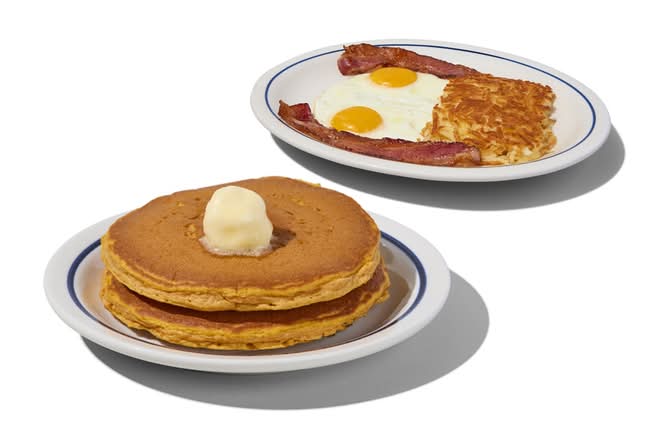 Pumpkin Spice Pancake Combo