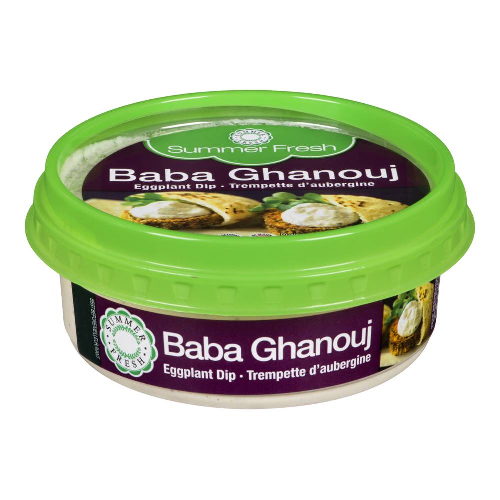 Summer Fresh Baba Ghanouj Creamy Eggplant Dip (227 g)