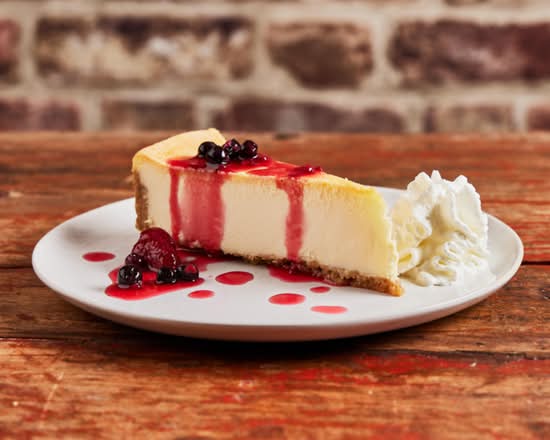 Baked Vanilla Cheesecake (V)