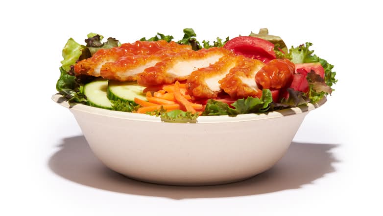 Crispy Buffalo Chicken Salad 560 cals