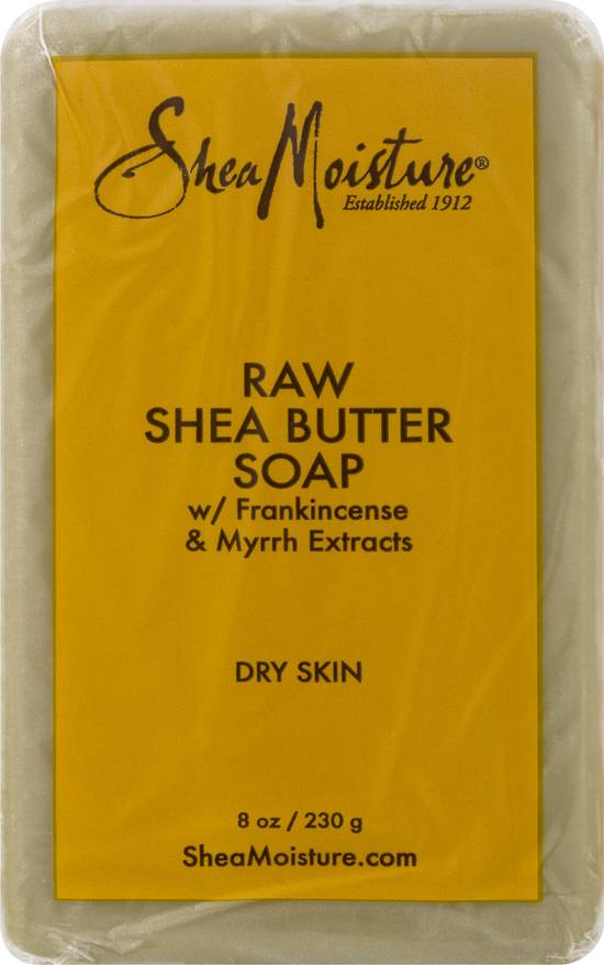 Sheamoisture Raw Shea Butter Bar Soap With Frankincense & Myrrh (8 oz)