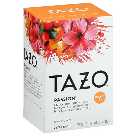 Tazo Passion Caffeine-Free Herbal Tea Bags (1.8 oz) (passion fruit )