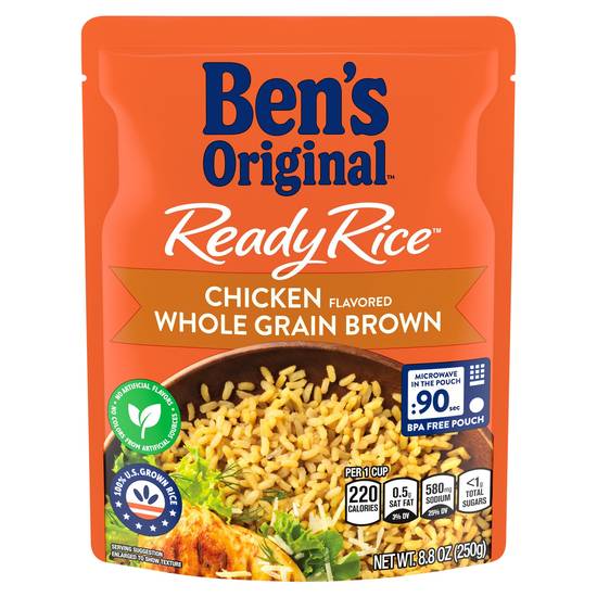 Ben's Original Chicken Flavored Whole Grain Brown Ready Rice (8.8 oz)
