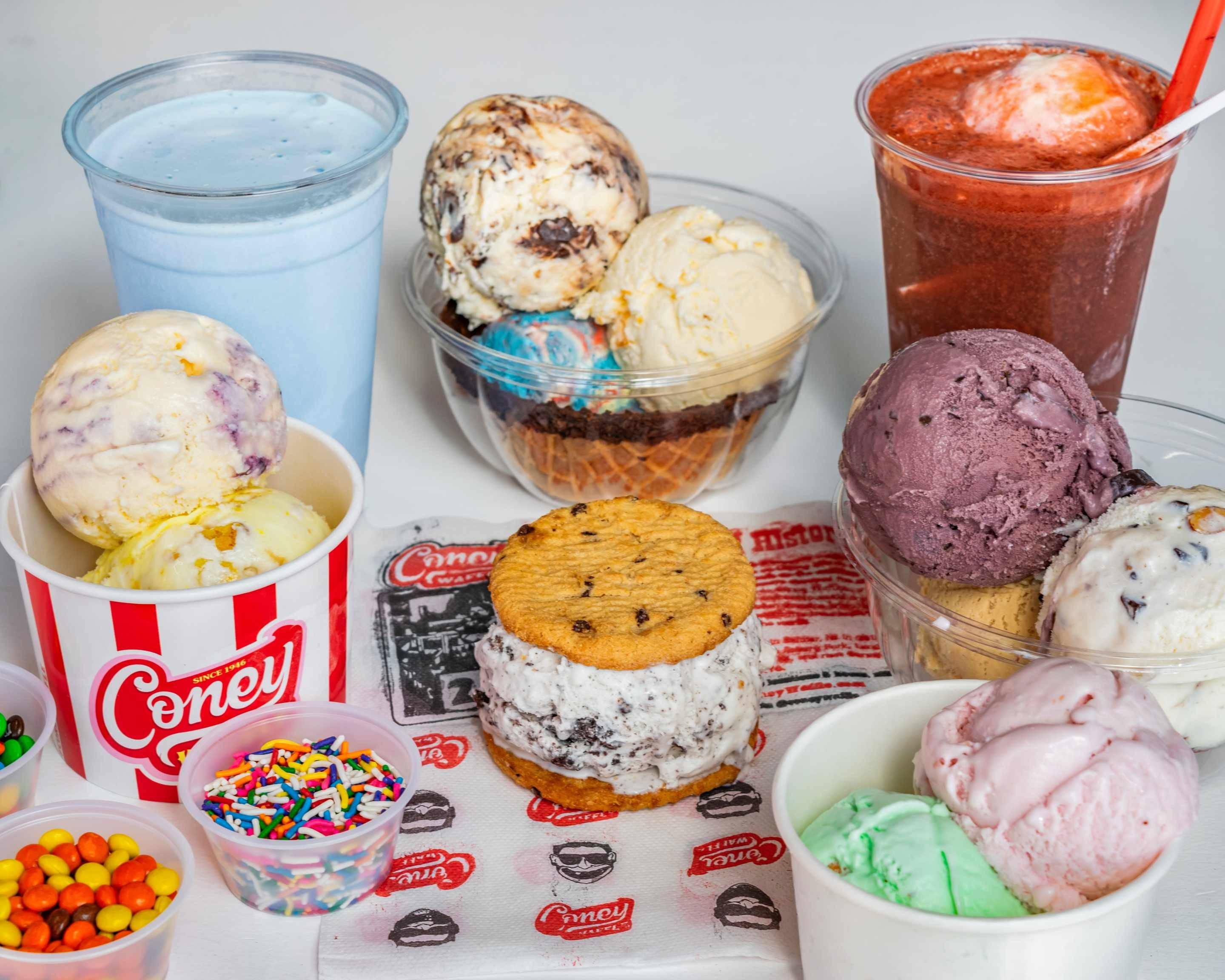 Order Coney Waffle, Ice Cream and Sweet Shop Menu Delivery【Menu