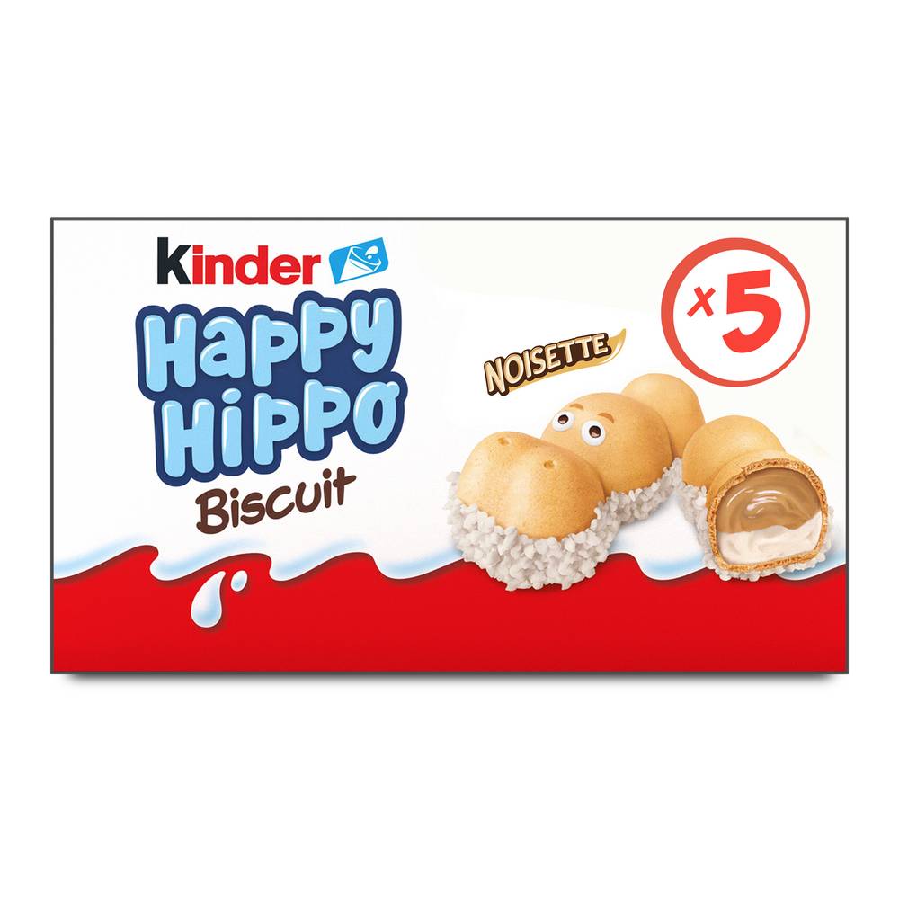 Kinder - Biscuits happy hippo (noisette)