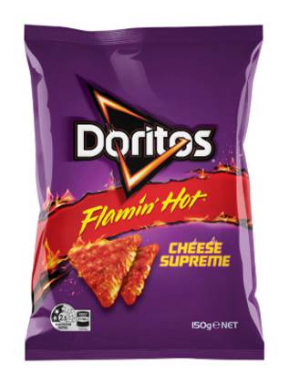Doritos Flaming Hot Chips 80g