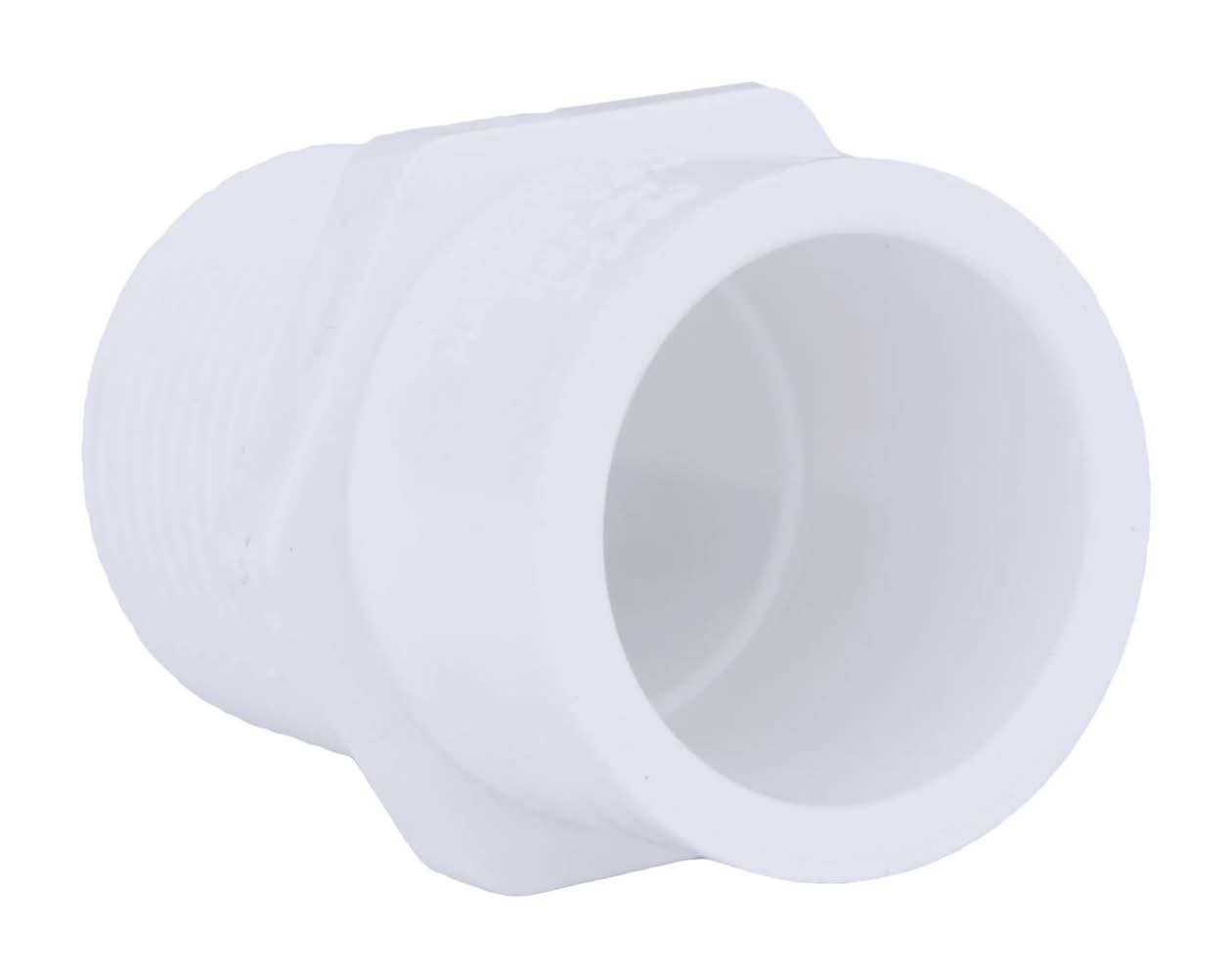 Charlotte Pipe Schedule 40 1 In. Mpt X 3/4 In. D Slip Pvc Pipe Adapter 1 Pk