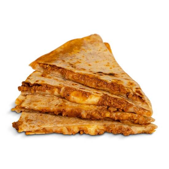 Quesadillas con carne y queso