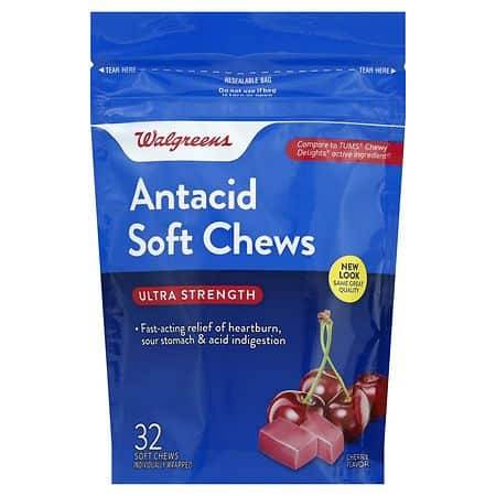 Walgreens Ultra Strength Antacid Soft Chews (cherry)