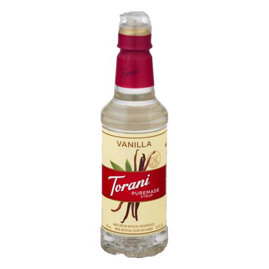 Torani Vanilla Puremade Syrup (12.7 fl oz)