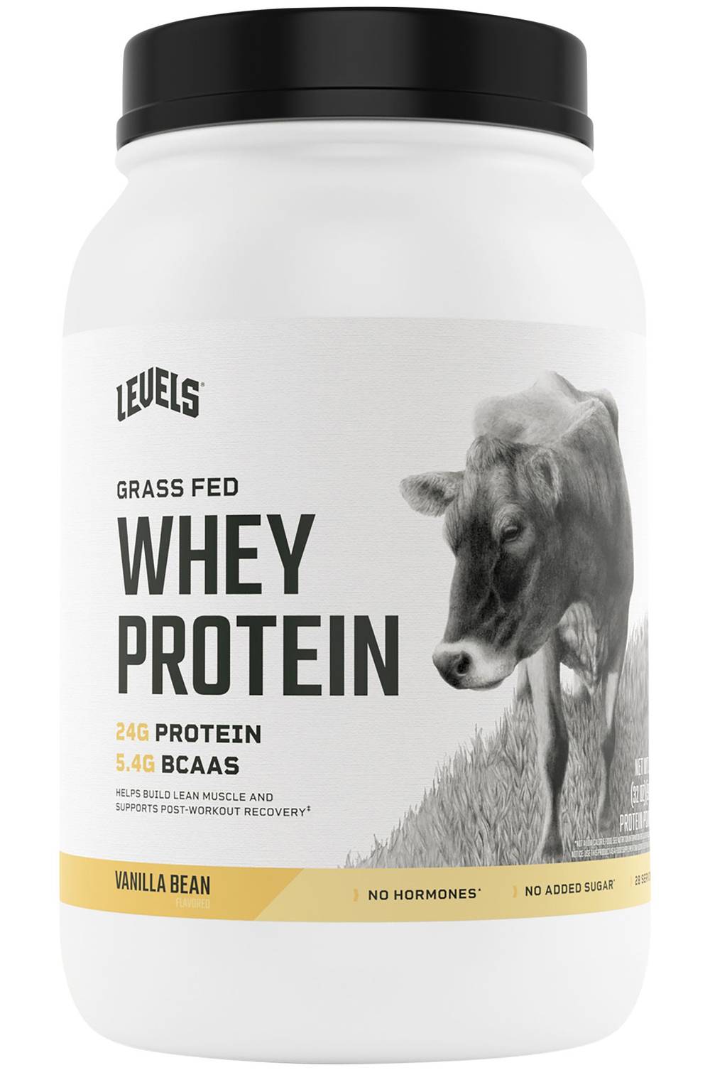 Levels Grass Fed Whey Protein, Vanilla Bean (2 lbs)