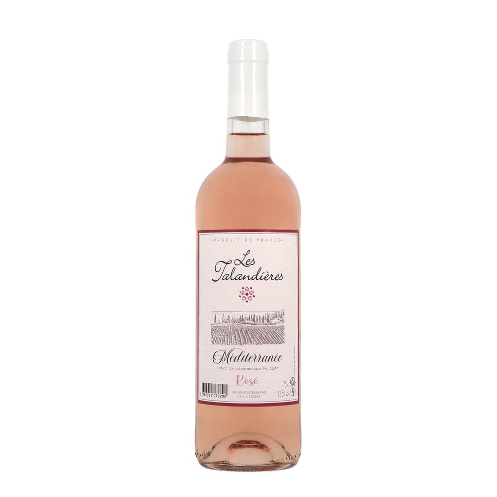 Produit Premier Prix - Méditerranée vin rosé (750 ml)