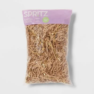 Spritz Crinkle Easter Basket Grass, Gold