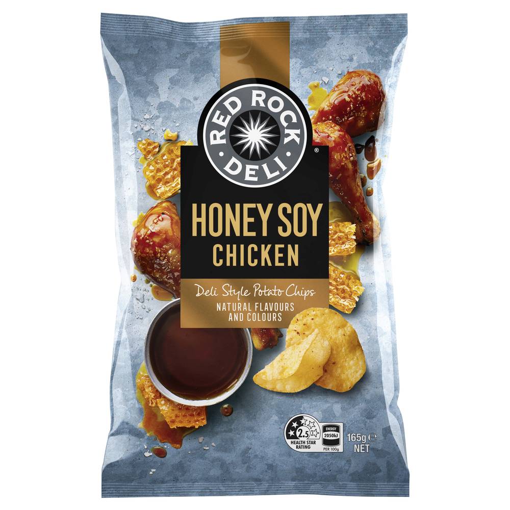 Red Rock Deli Honey Soy Chicken 165gr ea