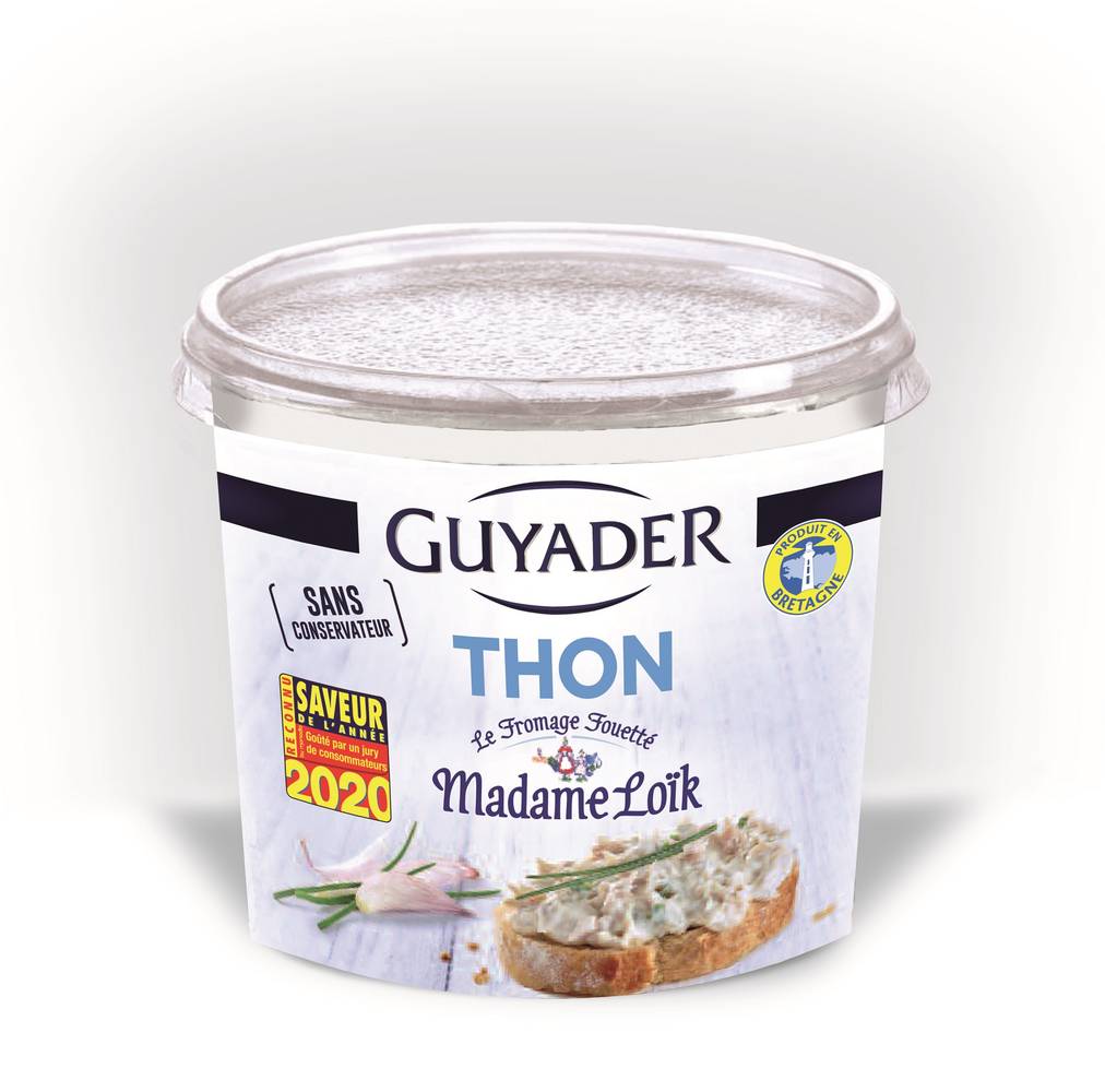 Guyader - Tartinable thon fromage fouette madame loik (120g)