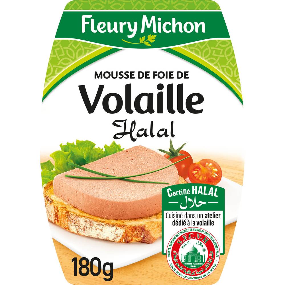 Fleury Michon - Mousse de foie de volaille halal (180g)