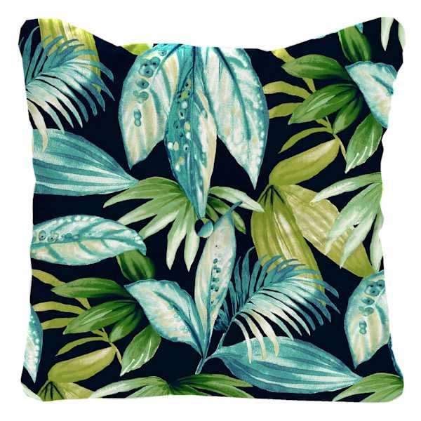 Seneca Navy Blue Outdoor Tufted Back Cushion
