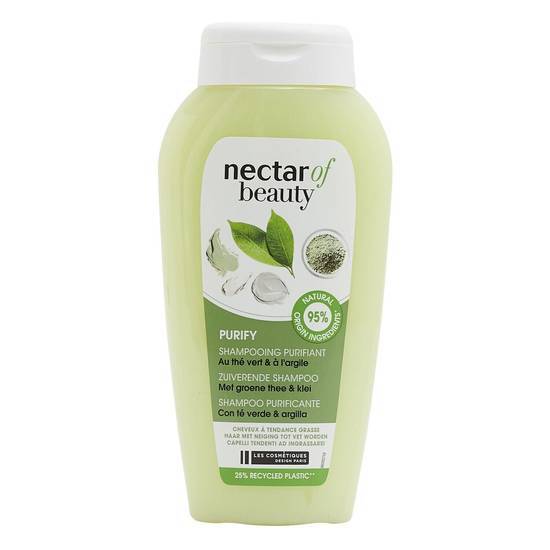 Nectar of Beauty - Shampooing purifiant au thé vert et à l'argile (250ml)