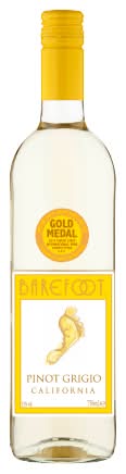 Barefoot Pinot Grigio California White Wine (750ml)