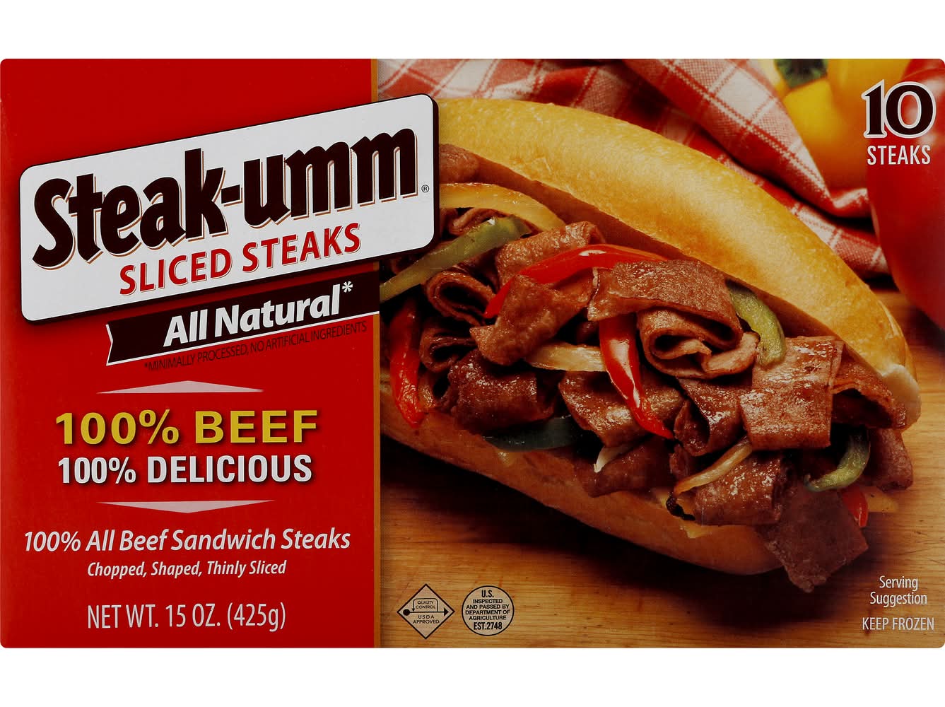 Steak-umm Sliced Sandwich Steaks (15 oz)