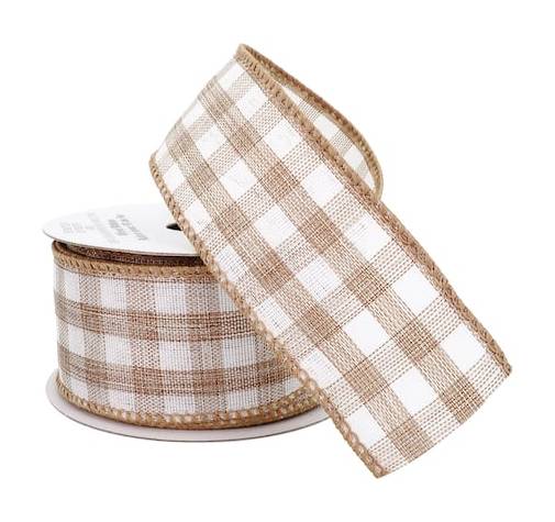 1.5" X 3Yd. Wired Checkered Ribbon By Celebrate It
