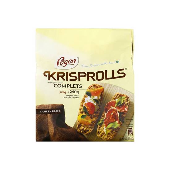 Petits pains suédois complets Krisprolls 240 g