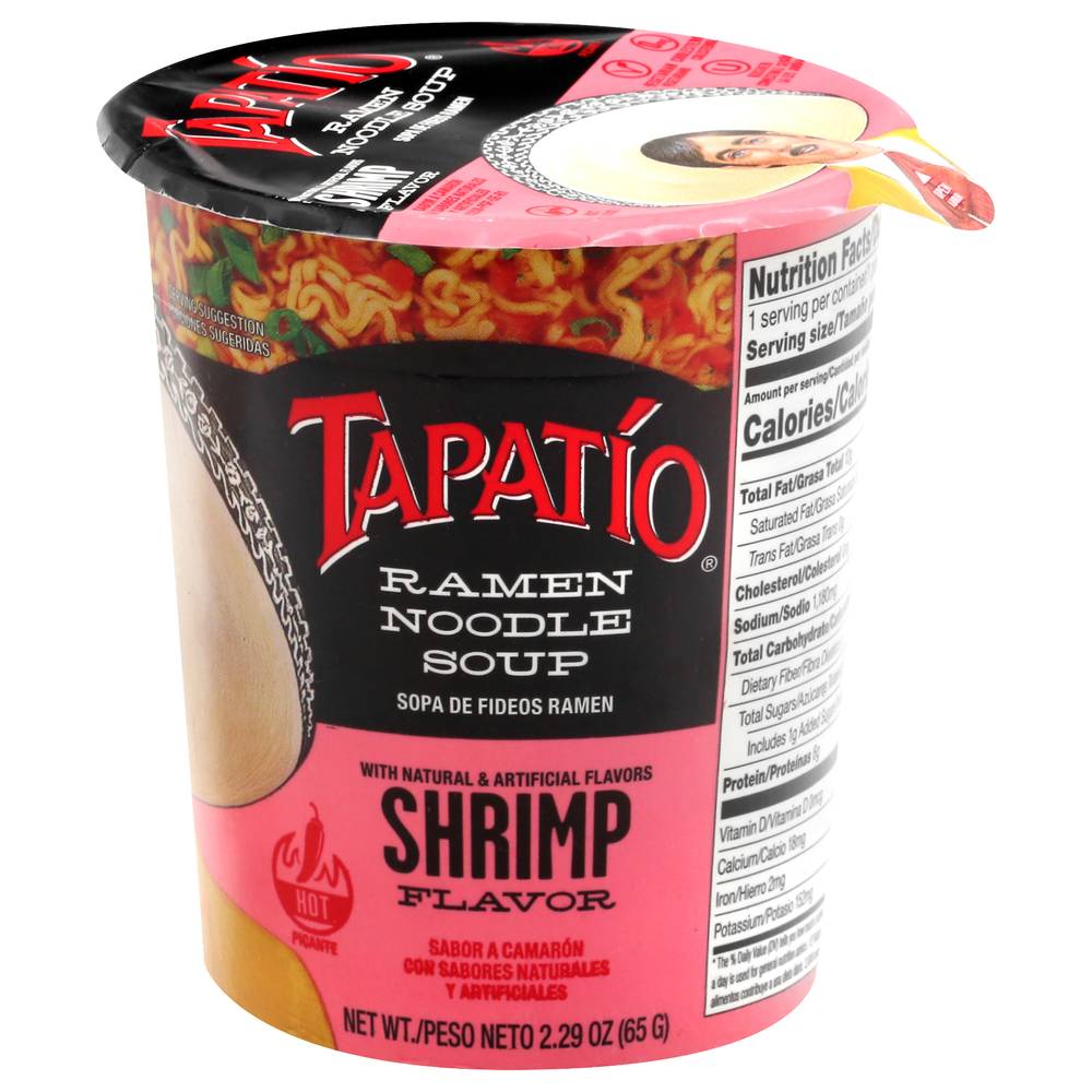 Tapatio Shrimp Flavor Hot Ramen Noodle Soup (2.29 oz)