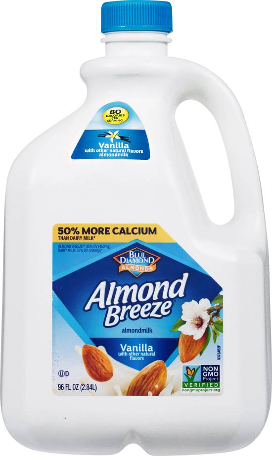 Blue Diamond Almond Breeze Vanilla Milk (96 fl oz)