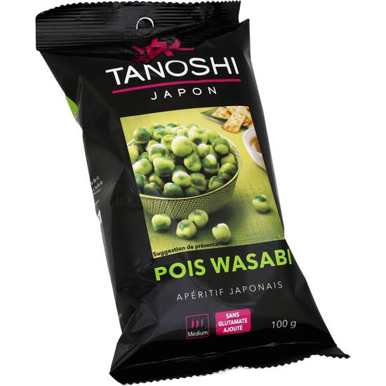 Biscuits apéritifs Crackers pois wasabi TANOSHI 100g