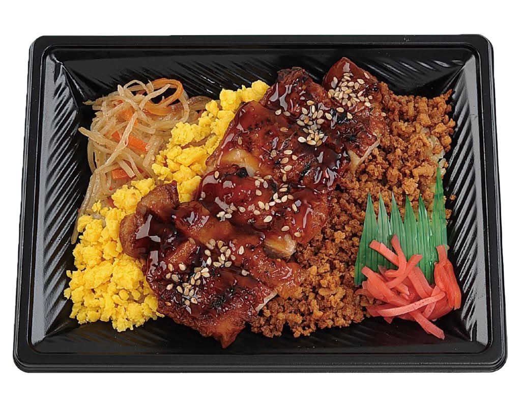 ◎鶏照焼きそぼろ重（大麦入り）
