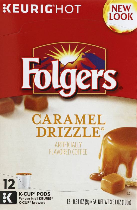Folgers Gourmet Selections Caramel Drizzle K-Cups (12 pods)