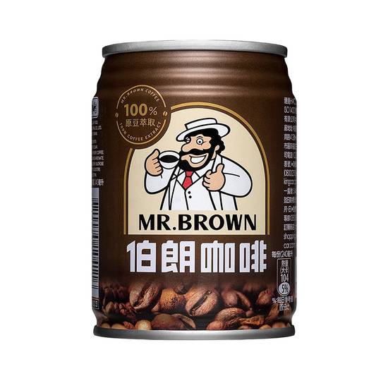 伯朗咖啡原味Can240ml <240ml毫升 x 1 x 6Bottle瓶> @10#4710085112111