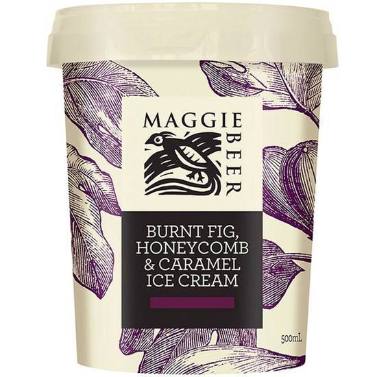 Maggie Beer Ice Cream, Burnt Fig-Honeycomb-Caramel (500mL)