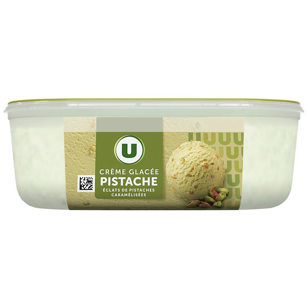 Les Produits U - Crème glacée à la pistache (500g)