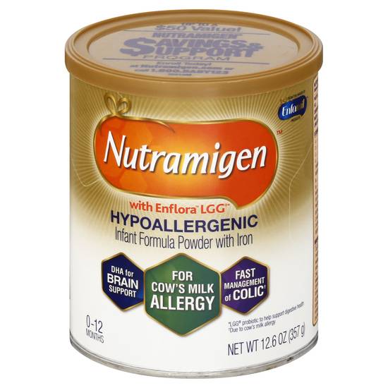 Nutramigen Hypoallergenic Infant Formula Powder With Iron
