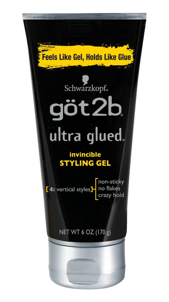 Got2b Ultra Glued Invincible Styling Hair Gel (6 oz)