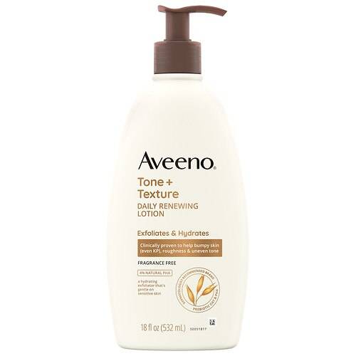 Aveeno Tone + Texture Daily Renewing Lotion, Sensitive Skin - 18.0 fl oz