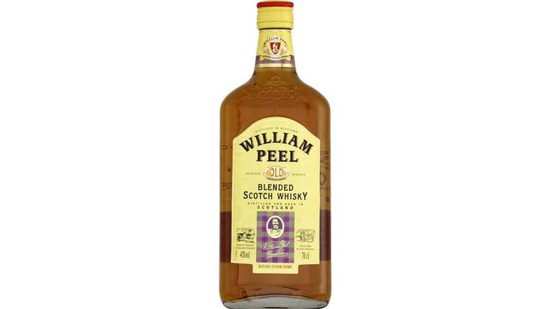 William Peel Whisky Ecosse Blended 40% vol. La bouteille de 70cl
