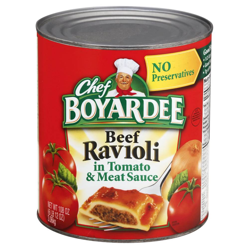 Chef Boyardee Beef Ravioli in Tomato & Meat Sauce (6.74 lbs)