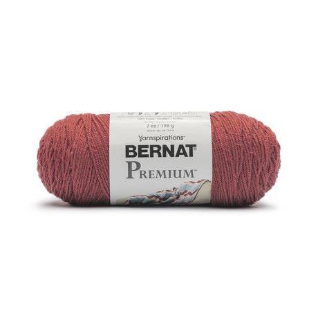 Bernat® Premium™ Yarn, Acrylic #4 Medium, 7oz/198g, 360 Yards (Color: Chili)