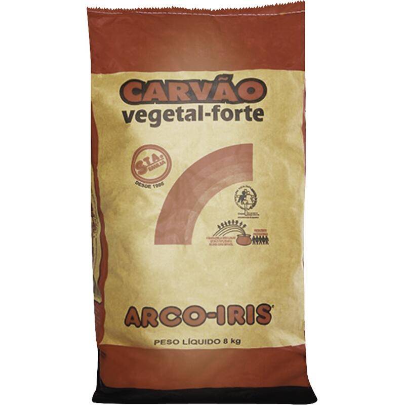 Arco-iris carvão vegetal (8 kg)