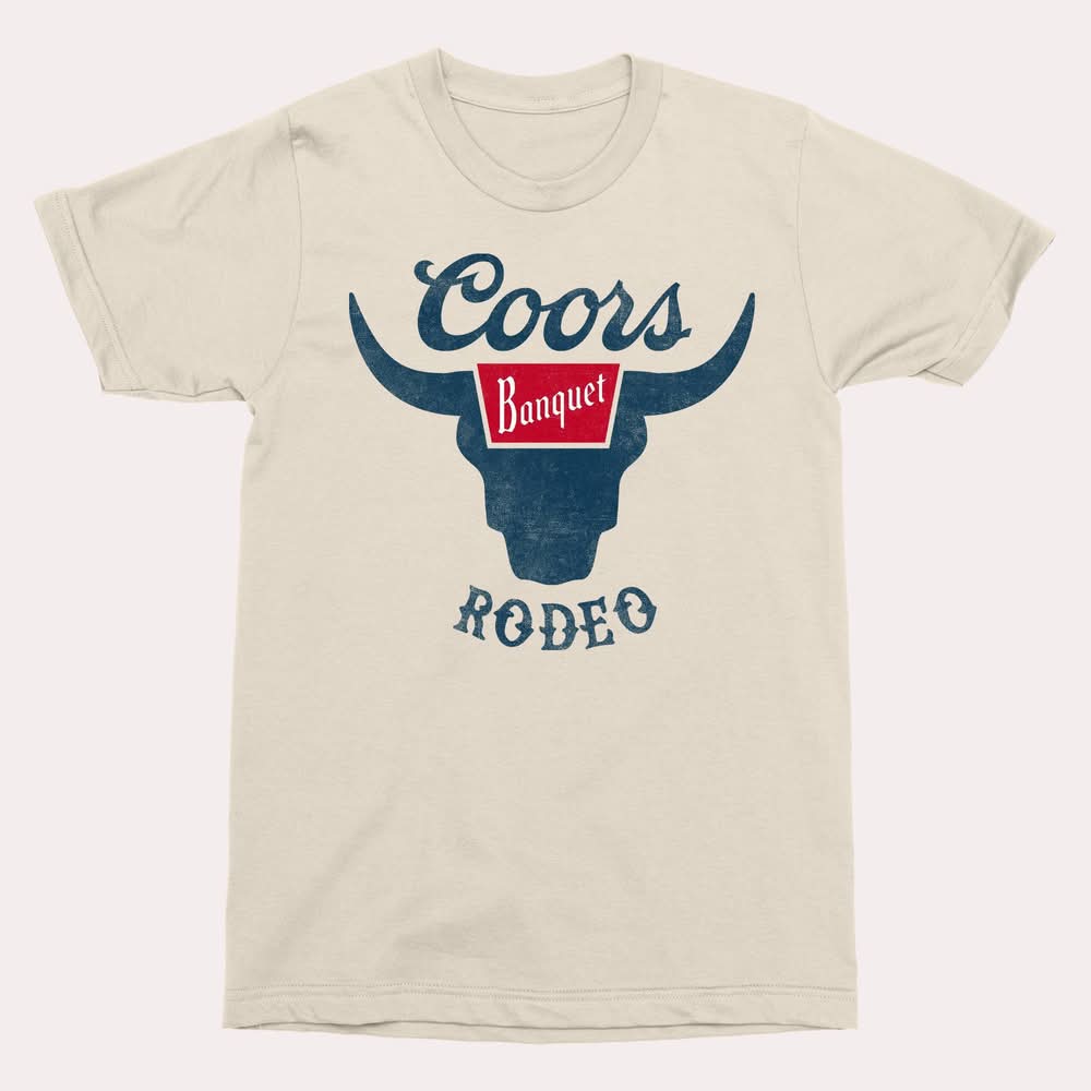 Coors Short Sleeve Graphic T-Shirt, M, Beige