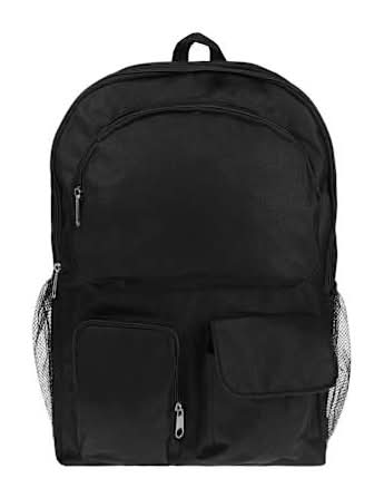 Multi Storage Backpack Black