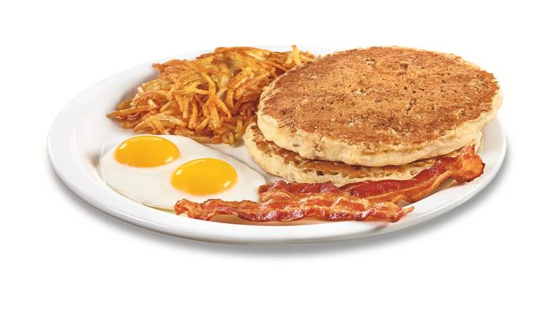 Hearty 9-Grain Pancake Breakfast 