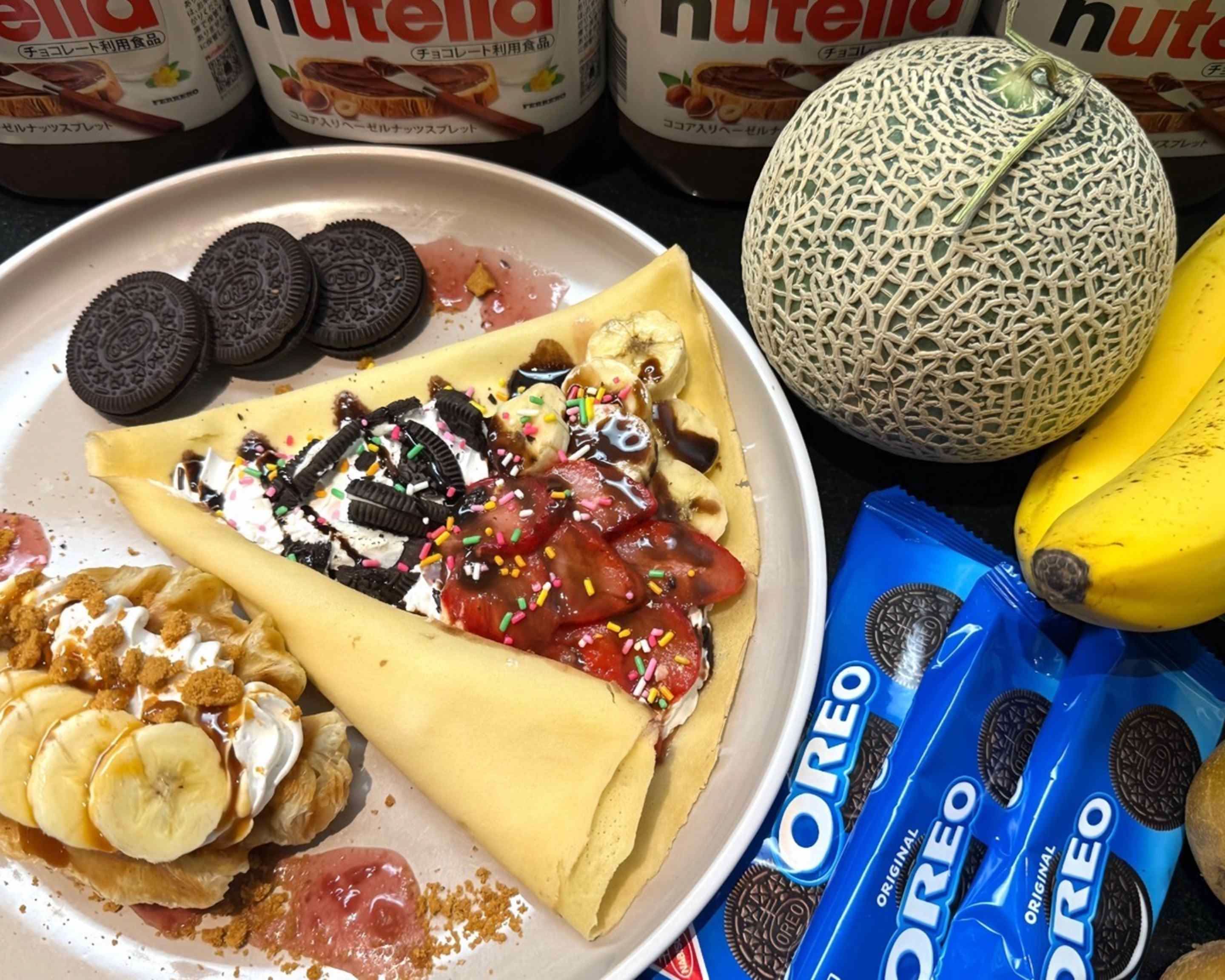 Sweet Fruit Crepe & Croffle Osaka − 空飛ぶ研究所の出前・宅配