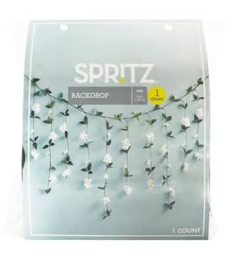 Spritz Silk Leaf Backdrop