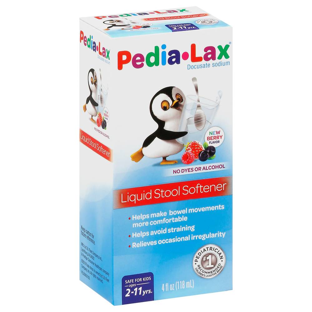 Pedia-Lax Berry Flavor Liquid Stool Softener (4 fl oz)